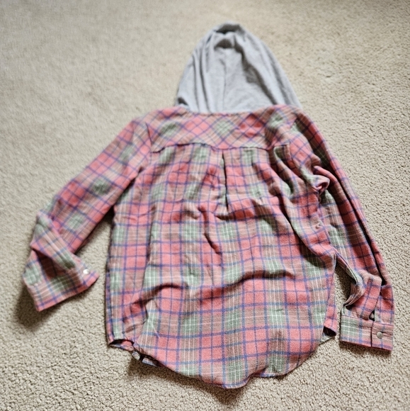 Bke Youth Flannel Buttonup L - Picture 5 of 5